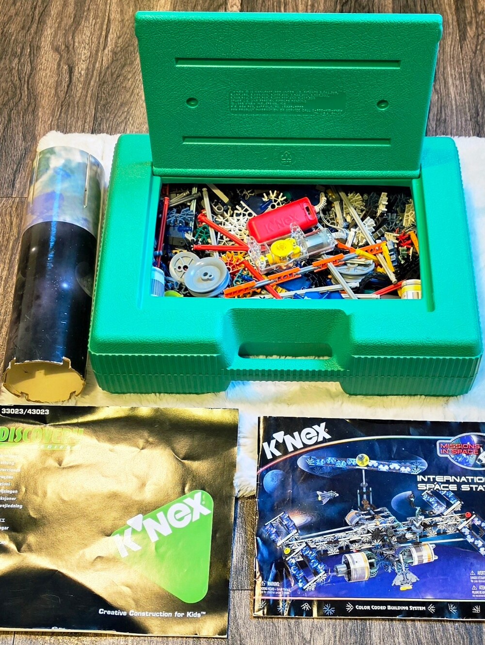 K'NEX International Space Station 15118 Complete w/ Instructions & Storage Case